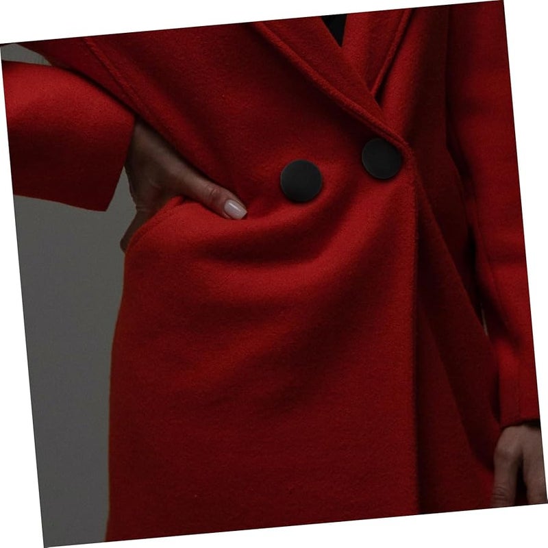 10 قطعة أزرار معطف كشمير مستديرة قطر 25 مم لمشاريع خياطة الملابس DIY - Image 4