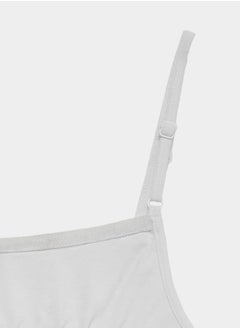 Styli Pack of 2 - Solid Strappy Crop Top  - Image 4