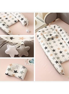 Moro Moro Cotton Baby Nest with Blanket – Double-Sided & Breathable for Newborns  - Image 4