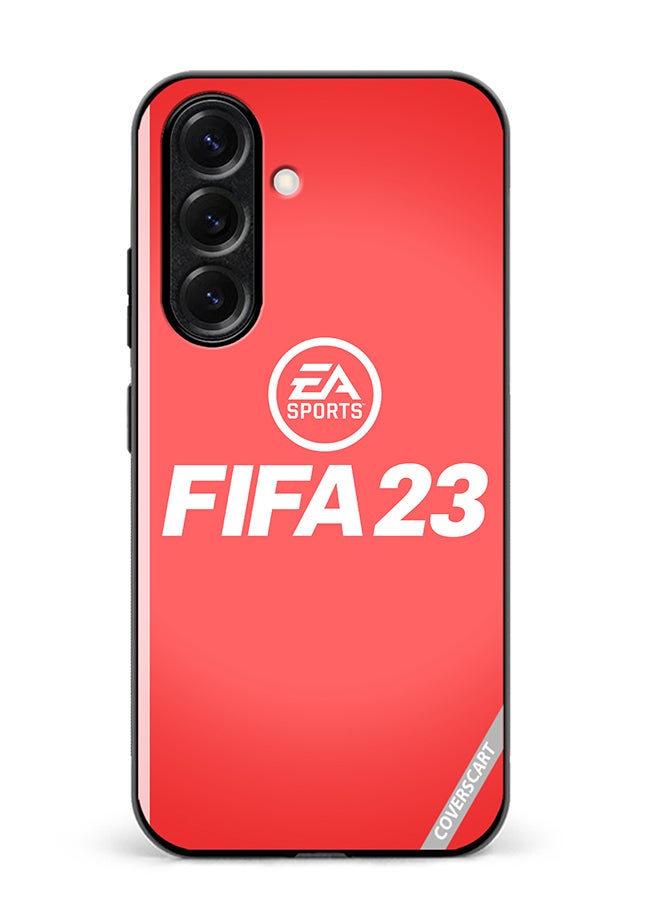 VR CREATIVE Protective Case Cover For Samsung Galaxy S25 Fifa 23 Red Ea Design Multicolour