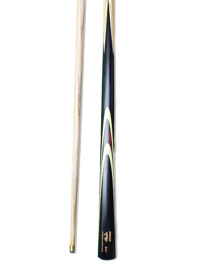 JBB Snooker & Pool Cue Stick, Half Brass Joint, 9mm Tip Size (Golden Black) - Image 2