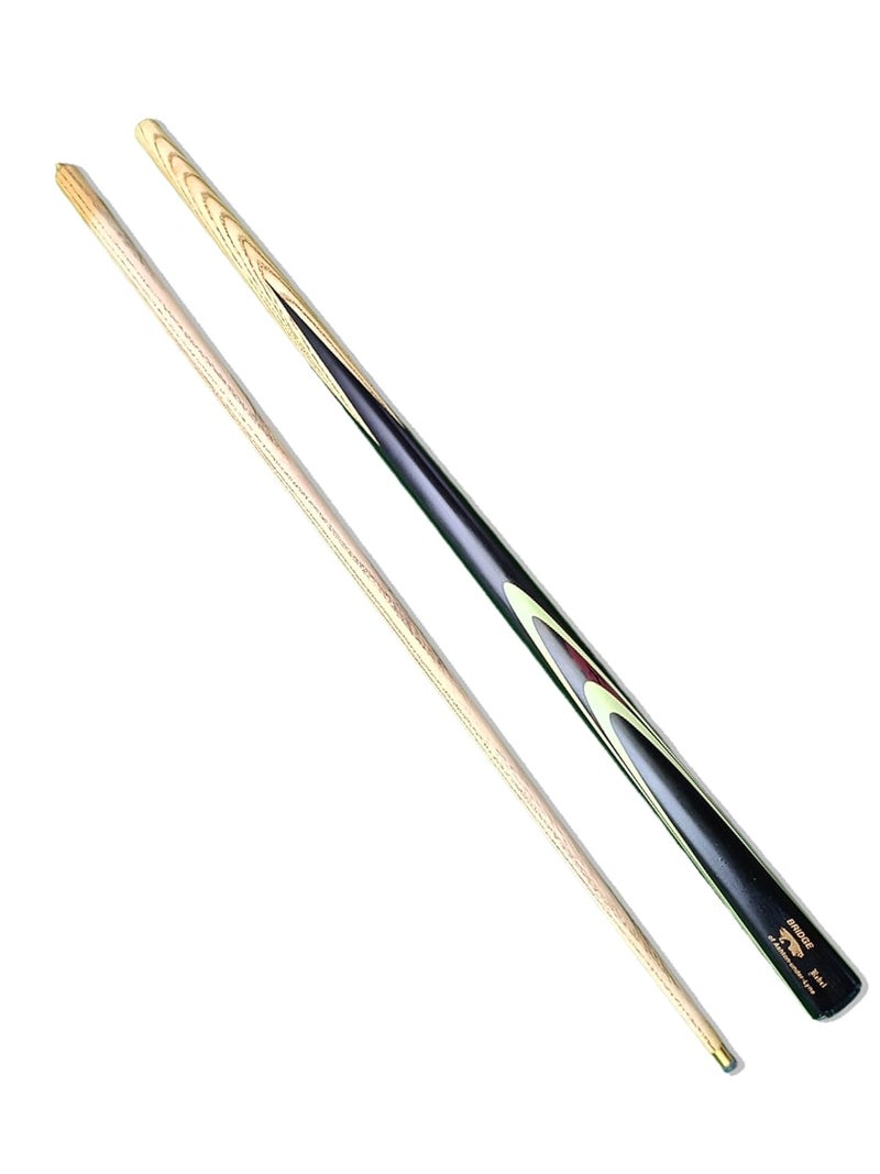 JBB Snooker & Pool Cue Stick, Half Brass Joint, 9mm Tip Size (Golden Black) - Image 3