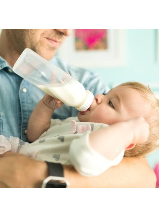 evenflo حلمات إيفنفلو للتغذية الكلاسيكية خالية من BPA - 8 أشهر فما فوق، 6 عبوات، شفافة، 6 قطع (عبوة من 1) - Image 2