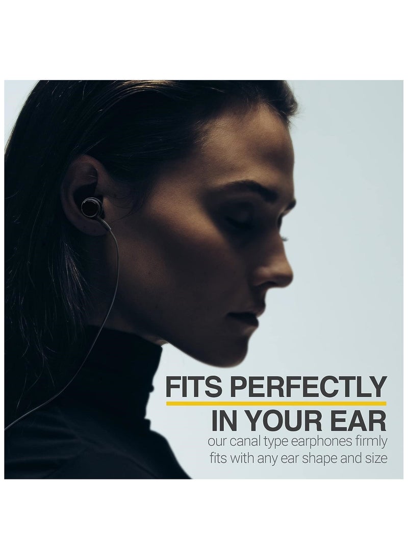 MMG Wired Earbuds Original 3.5mm in-Ear Earbud Headphones with Remote & Microphone for Music, Phone Calls, Work - Noise Isolating Deep Bass,  - Image 4