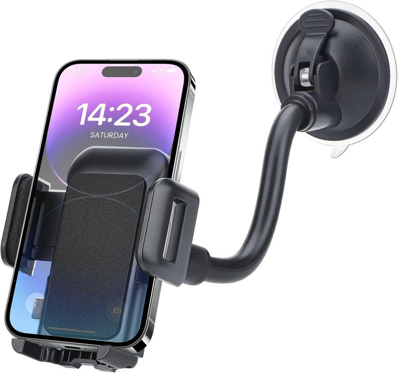 EEEKit Adjustable Car Phone Holder with Strong Suction for 3.5-6in Smartphones - Image 1