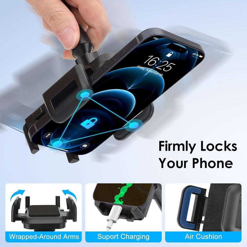 EEEKit Adjustable Car Phone Holder with Strong Suction for 3.5-6in Smartphones - Image 4