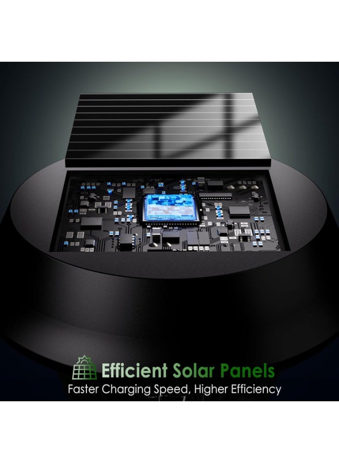 كونتيس 8 مجموعات من مصابيح الطاقة الشمسية الخارجية، مصابيح حديقة تعمل بالطاقة الشمسية مقاومة للماء IP65، مصباح شمسي أوتوماتيكي - Image 4