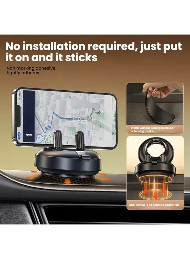 Black Universal 360 Degree Rotating Car Phone Holder Mount Compatible With All Models - Image 5