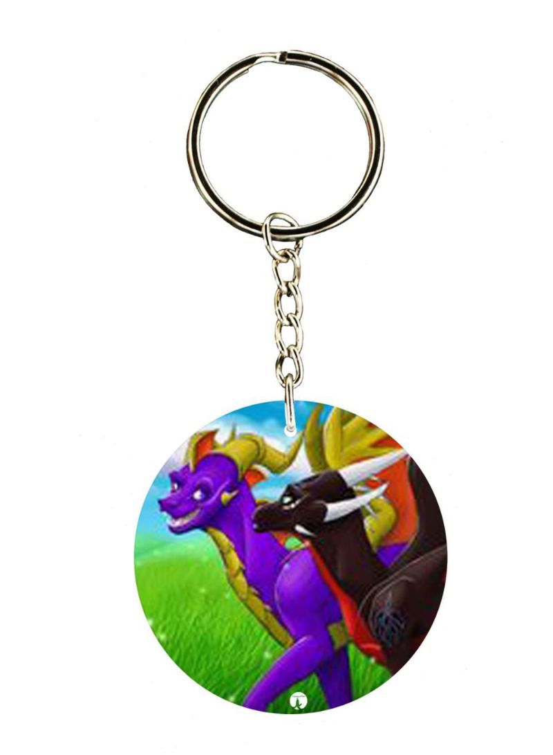RKN Spyro Double Side Printed Keychain