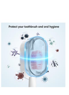 Excefore 3 PCS Portable Toothbrush Protector Case Covers, Wall Mounted Hanging Tooth Brush Covers, Dustproof and Waterproof Toothbrush Head Covers, Suitable for Travel, Shower, School, Family  - Image 3
