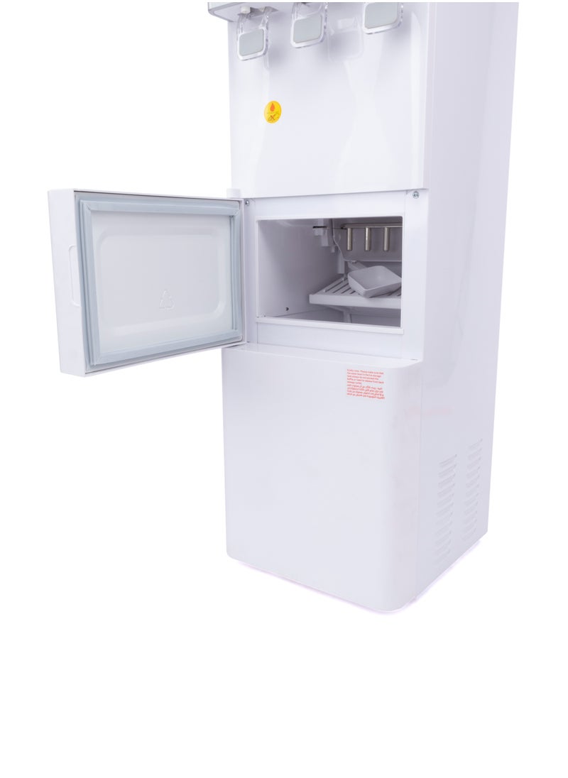 Platinum Platinum 85W Water Dispenser with Ice Maker and Safety Lock White and Silver  - Image 3