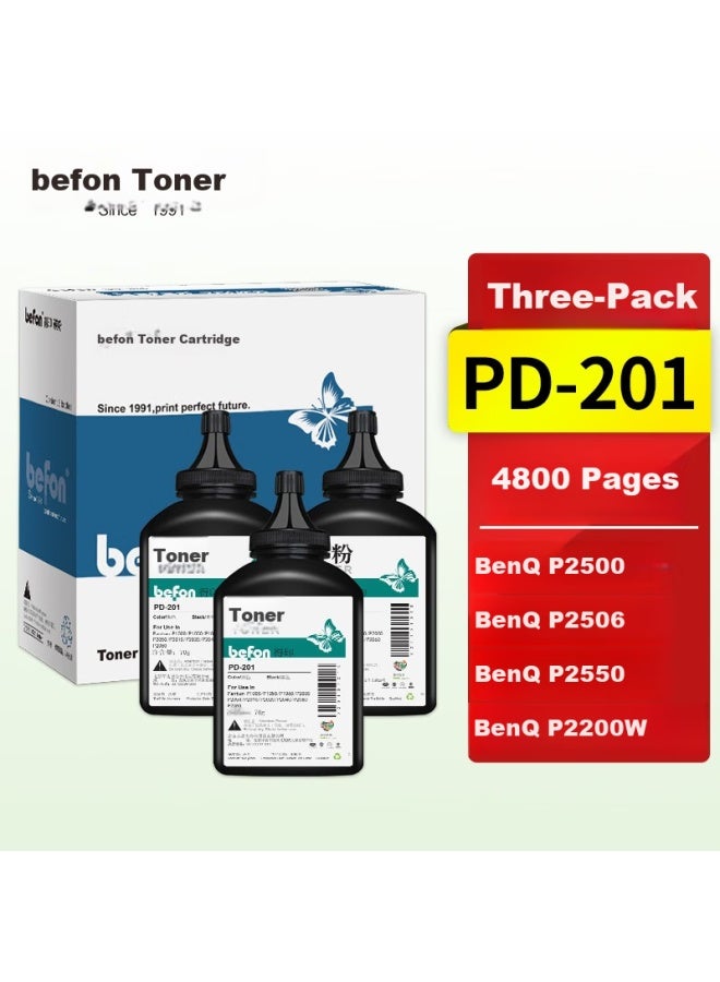 Befon Pd-201 Toner Cartridge 3-Pack For Pantum P2500W, M6200W, P2506, P2550, P2206Nw Printers - Image 1