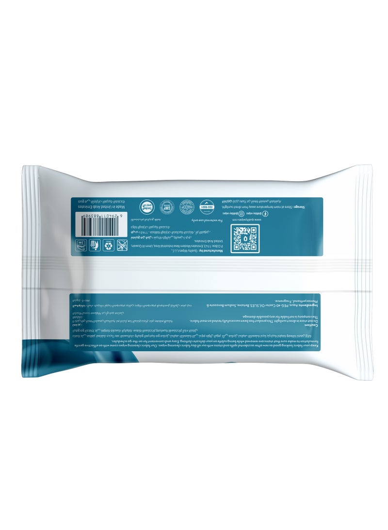All day wipes All Day Fabric Cleaning Wet Wipes (Easy & Quick Clean) - 10 Count: Effective & Gentle-Removes Dirt, Stains, and Odors Without Damaging Fabrics. Freshness-Quick Cleanups Anytime, Anywhere. ( Pack of 12) - Image 5