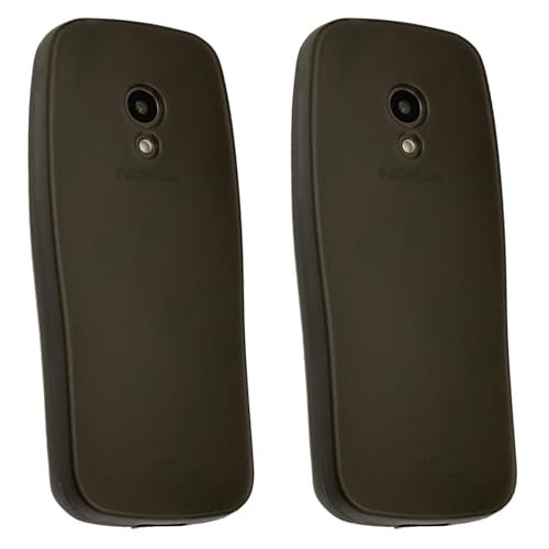 ZAOMA Thermoplastic Polyurethane Back Cover Case Compatible For Nokia 3210 4G 2024 Ds-Model No. : Ta-1619-(Pack Of 2) (Nk32104GGrey) - Image 3