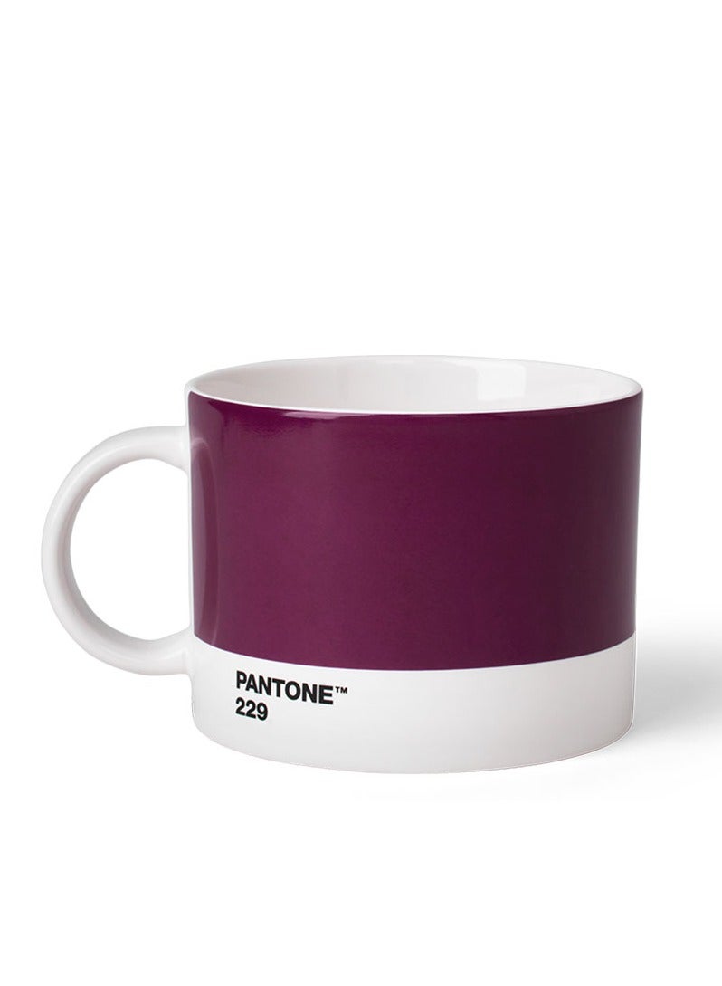 Begin Your Morning Tea Cup – Aubergine