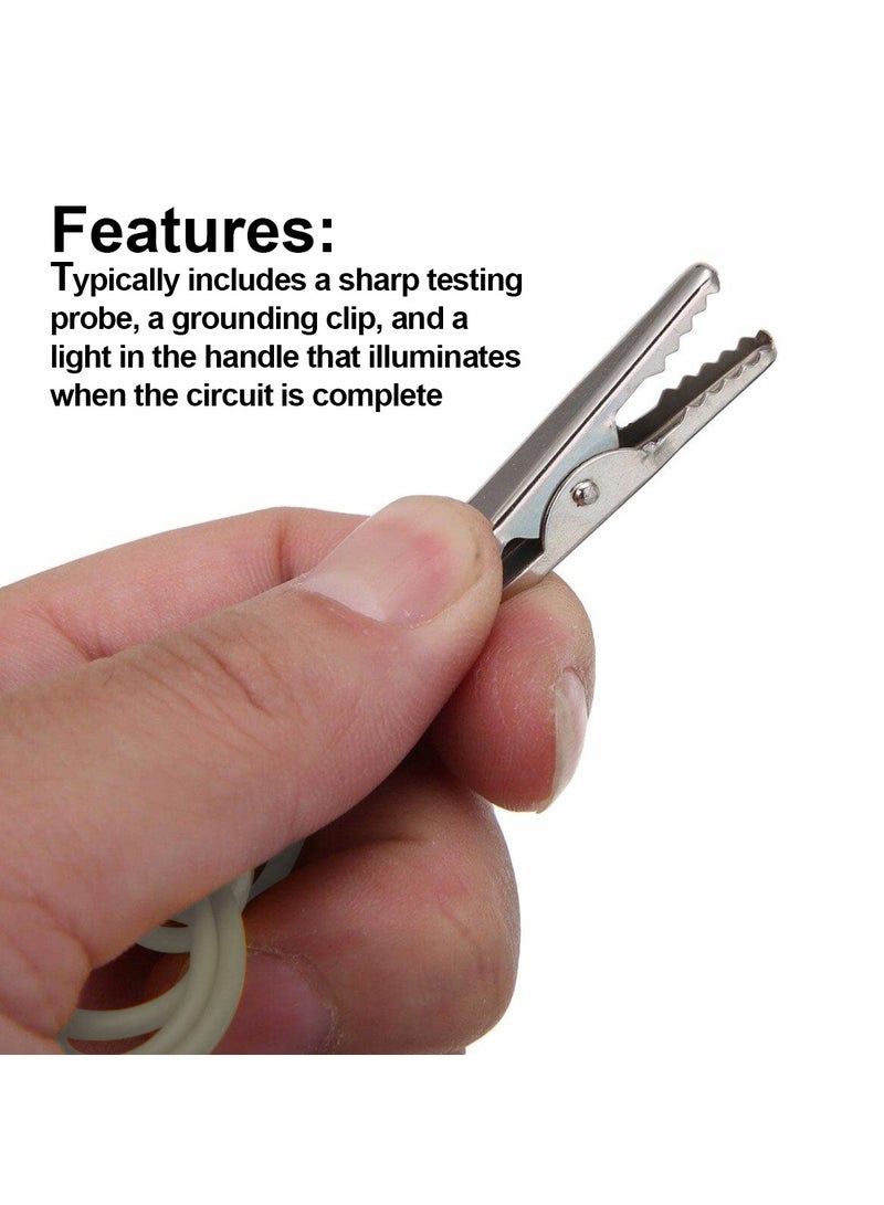 Loquat Car Light Tester Solid Brass DC 6V-24V Auto Car Truck Motorcycle Circuit Voltage Tester Probe Circuit Continuity Tester - Image 2