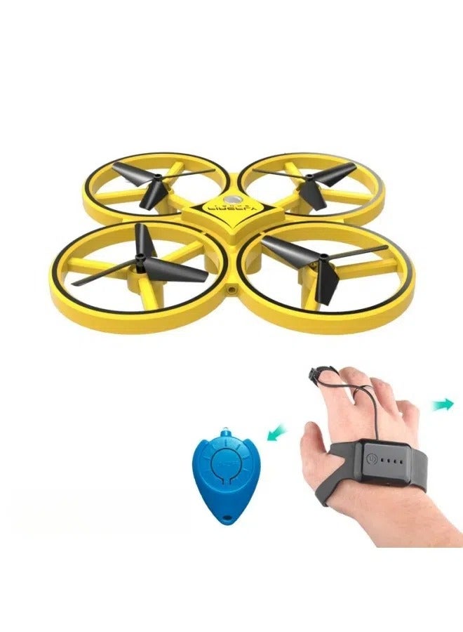 General Watch sensor drone four-axis obstacle avoidance smart aircraft gesture sensor remote control children's toys  - Image 1