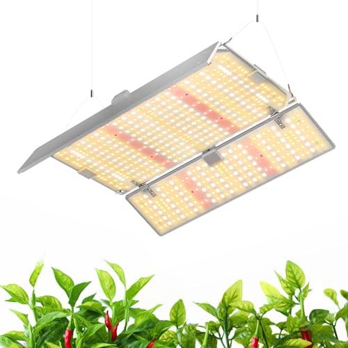 Barrina 4x4 Grow Lights for Indoor Plants Full Spectrum, BU2000 Dimmable, Adjustable LED Grow Light Panel, 816 LEDs, High PPFD, Plant Lights for Indoor Growing, Seedling, Flowering and Fruiting - Image 1