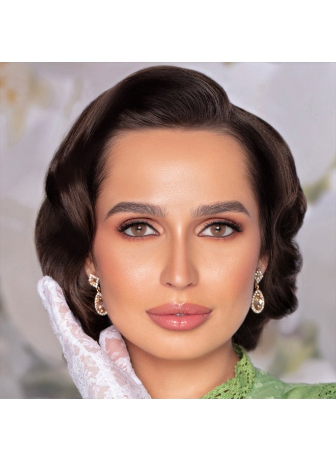 ناتشورال عدسات كور هازل اطلالة طبيعية وجمالية عدسات لاصقة استخدام شهري زوج في العلبة  - Image 2