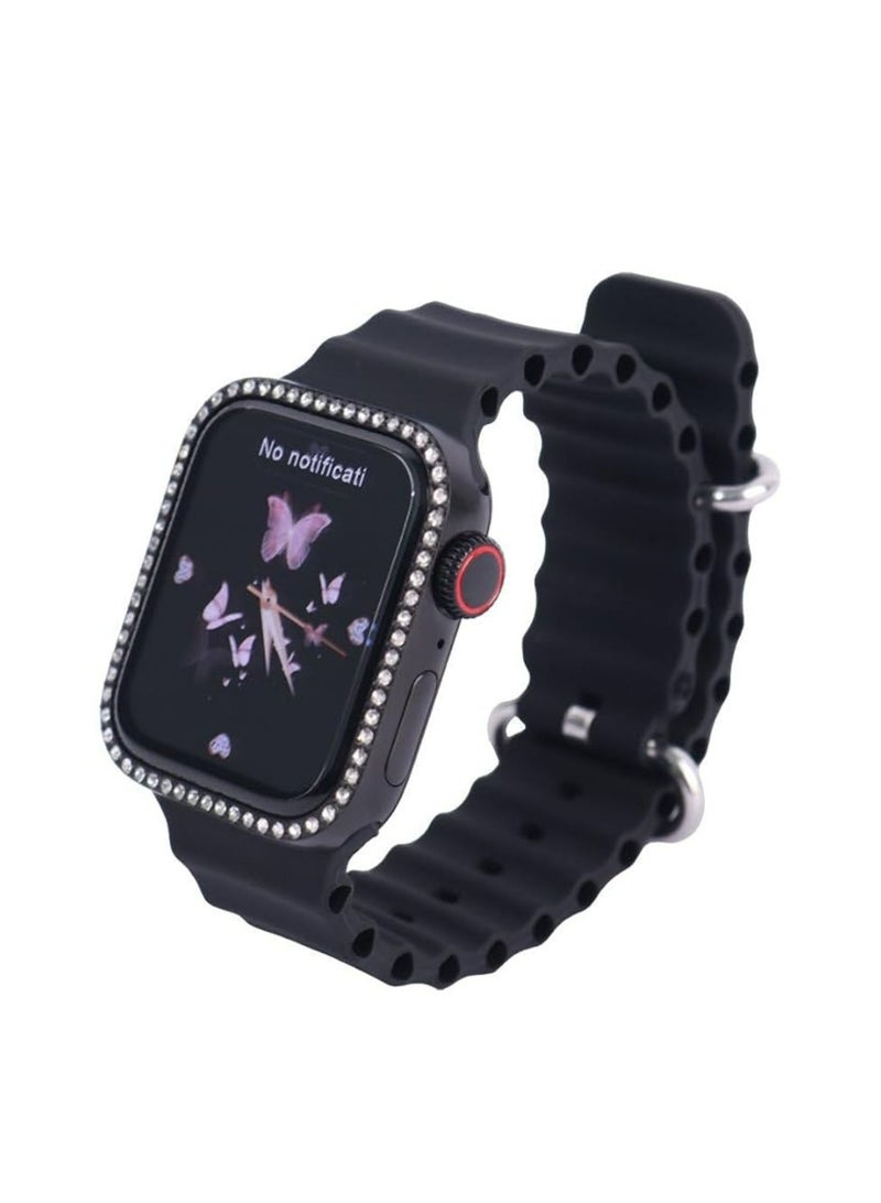 modio MW19 Mini Smart Watch With 36mm Display 4 Pair Straps Necklace and Bracelate Designed For Women  - Image 1