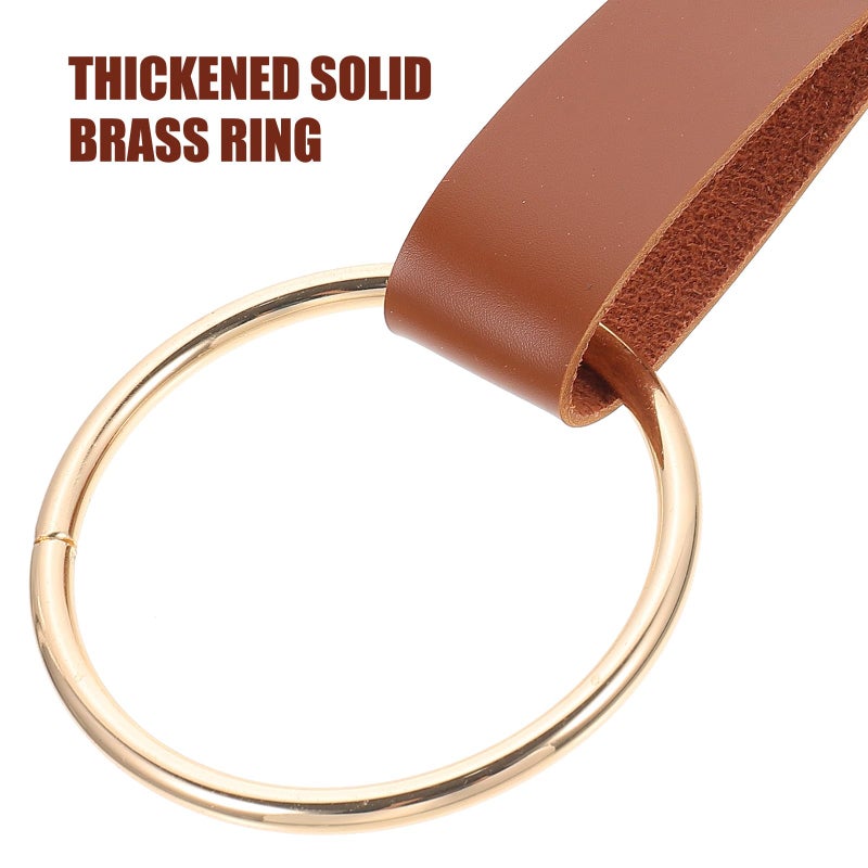 Wall Mounted Brass Hook Towel Ring Holder 12cm Compact Bathroom Storage Hanger - Image 4