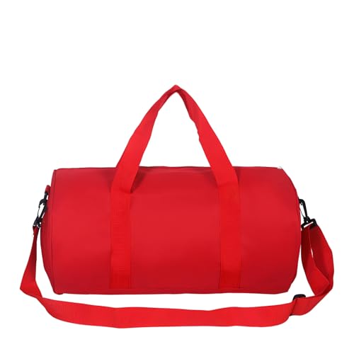 ACORMEK Gym Bag for Men and Women Travel Sports Duffel Bag with Shoes Compartment Adjustable Strap and Water Resistant | Workout, Exercise, Fitness |Kit |Sports Fitness Bag (Red) - Image 2