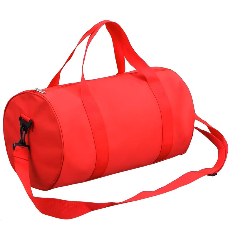 ACORMEK Gym Bag for Men and Women Travel Sports Duffel Bag with Shoes Compartment Adjustable Strap and Water Resistant | Workout, Exercise, Fitness |Kit |Sports Fitness Bag (Red) - Image 3