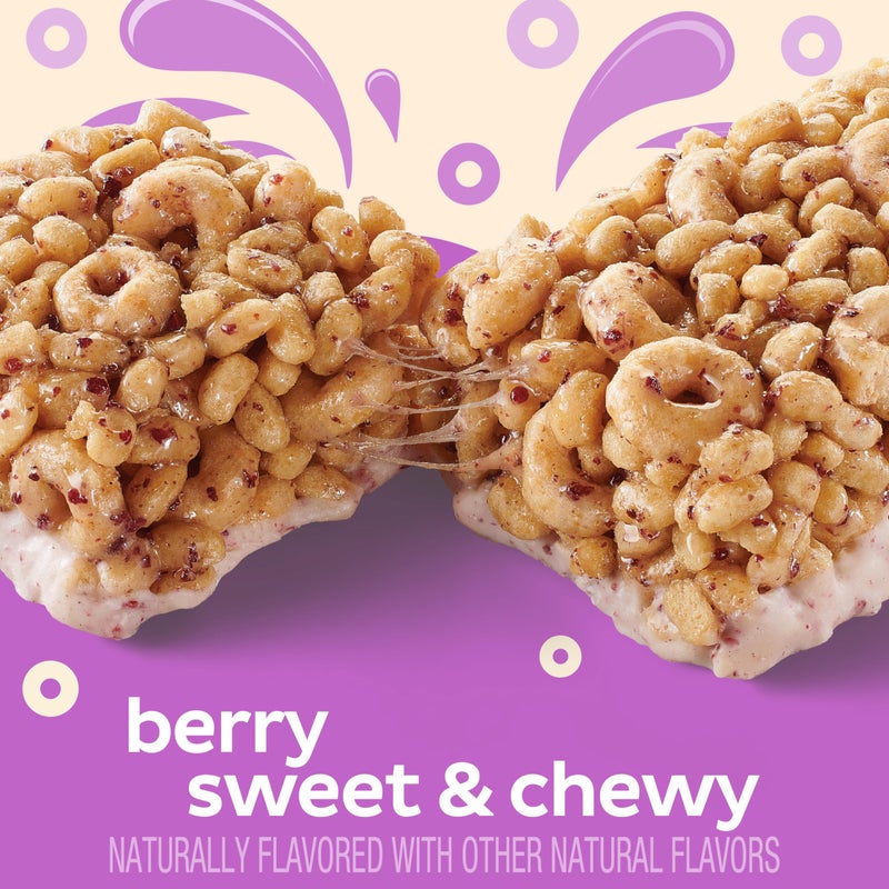 Cheerios Protein Chewy Bars, Snack Bars, Mixed Berry, 5 Ct, 6.35 oz - Image 4