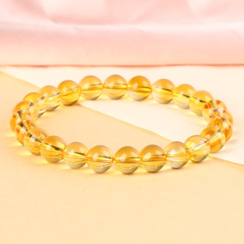 LPBeads سوار مطاطي مرن مصنوع يدويًا من الأحجار الكريمة الطبيعية، خرز حجر دائري كريستال شفاء، مجوهرات هدايا للنساء والرجال - Image 3