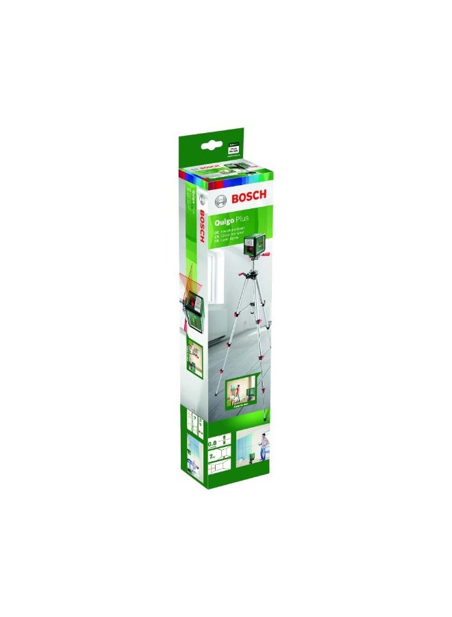 BOSCH Bosch Quigo Plus (603663600) 10M Self Levelling Cross Line Laser Set with Tripod  - Image 4