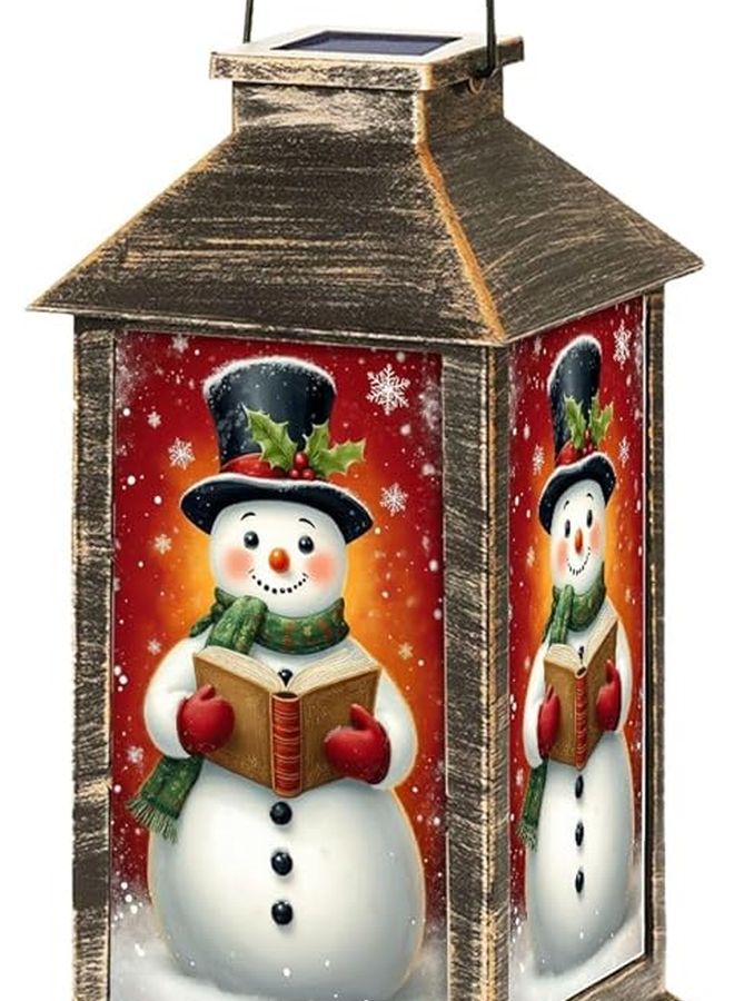 فانوس شمسي خارجي مقاوم للماء، ضوء معلق 13.5 بوصة، مناسب لتزيين الحديقة والشرفة والتخييم - Image 2