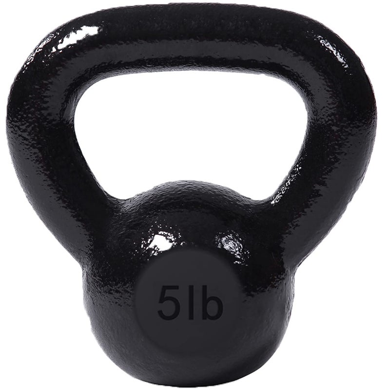 JFIT Kettlebell Weights Cast Iron, 5 LB - Image 1