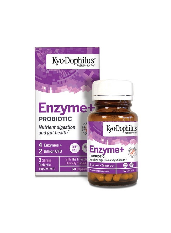 kyolic Wakunaga/Kyolic - Kyo-Dophilus W/Enzymes (Heat Stable Probiotic) 60 Cap - Image 3