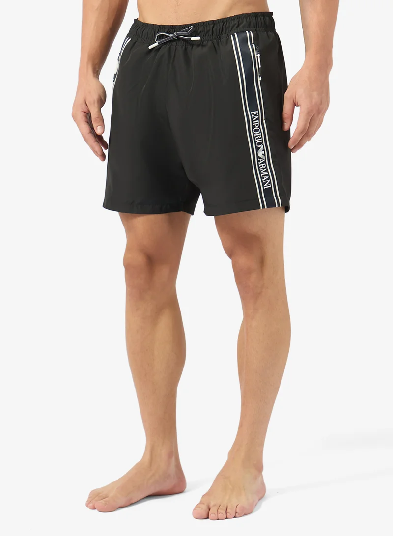 Logo Drawstring Swim Shorts