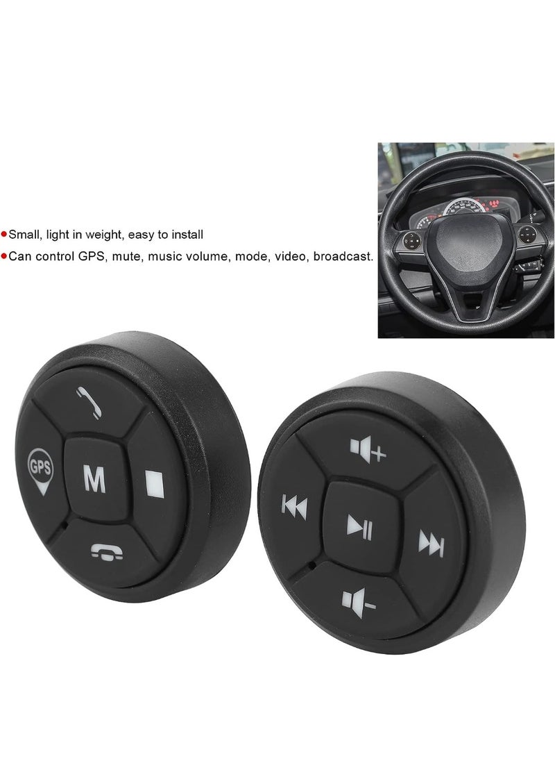 Vierex Car Steering Wheel Button Controller Volume GPS Wireless Controller Switch for Car Radio DVD Multimedia Navigation Head Unit Remote Broadcast  - Image 3