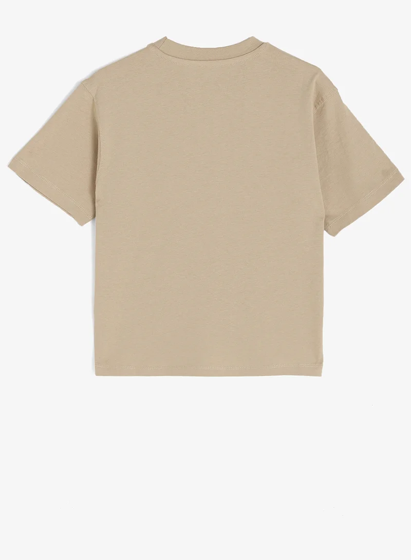 ريبلز مع نمشي Boys Drop Shoulder T-shirt