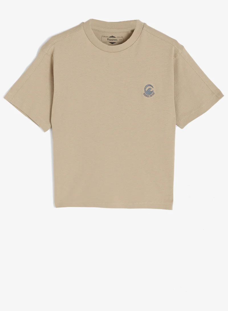 ريبلز مع نمشي Boys Drop Shoulder T-shirt