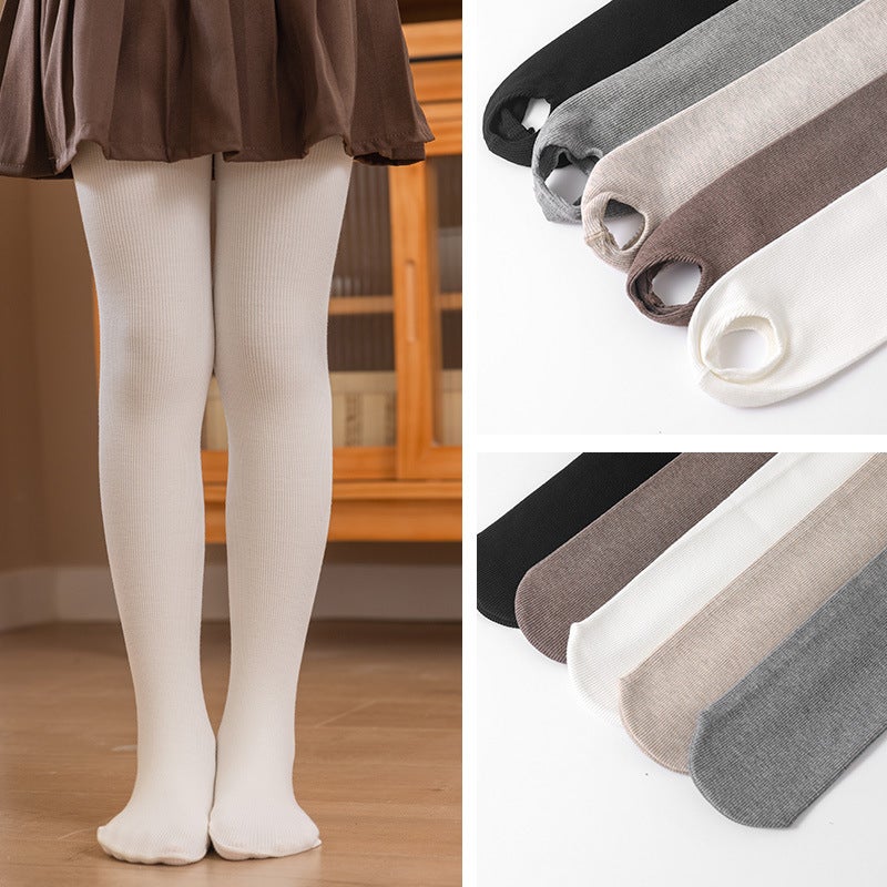 23 Children'S Pantyhose Girls' Step-On Leggings Girls' Jumpsuit Vertical Stripes Baby Jumpsuit - Image 4