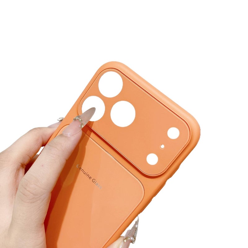 MS غطاء واقي بGlass لـ iPhone 17 / 17 Air / 17 Pro / 17 Pro Max مع حماية من السقوط ومقاومة بصمات الأصابع مع مقاوم للصدمات مع تغطية كاملة مع مقاوم للخدش باللون Mint - Image 4