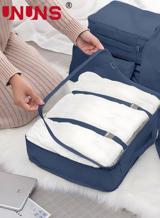UNUNS Travel Organizer Bag Set,7-Piece Travel Luggage Organizer Packing Cubes Set,Waterproof Traveling Accessories With Makeup And Shoe Bag,Perfect For Travel - Image 5