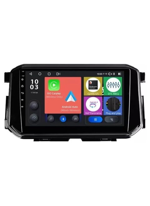 Android Car Stereo for Nissan Xterra 2018 2019 2020 2021 2022 4GB RAM 64GB ROM Support Carplay, Mirror Link Wi-Fi BT, Radio GPS Navigation, 10 Inch IPS Touch Screen with AHD Camera Included
