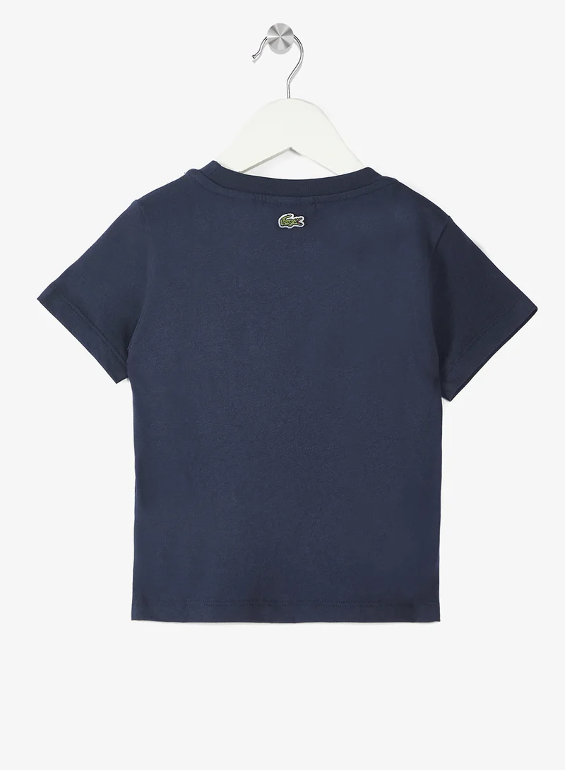 LACOSTE Kids Logo Crew Neck T-Shirt