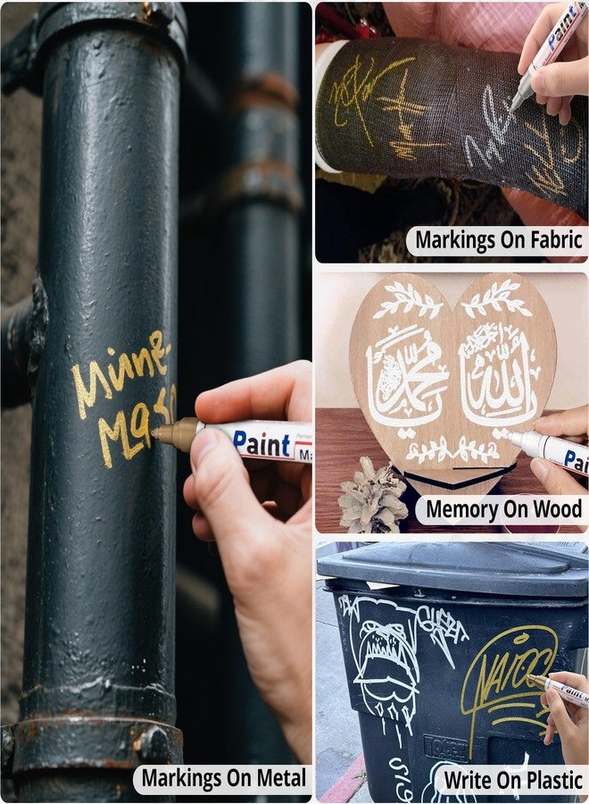 SAKEYR Paint Pens Paint Markers - Permanent Markers 4 Pack - Image 3
