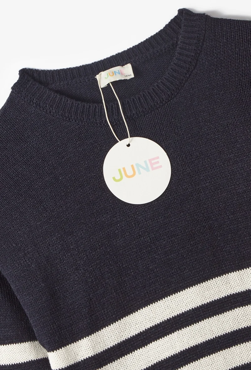 JUNE Boys Striped Sweater