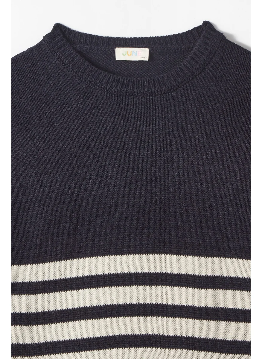 JUNE Boys Striped Sweater