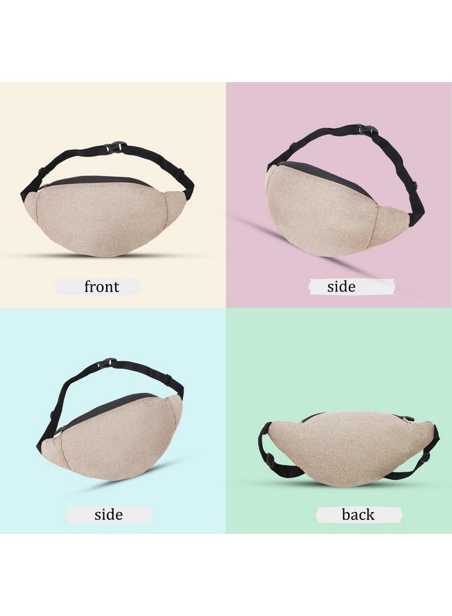 بنفي حقيبة خصر رياضية أنيقة وعملية من BENFEI للرجال والنساء، حقيبة خصر رياضية جلدية مقاومة للماء مع حزام خصر قابل للتعديل وحقيبة خصر للسفر - Image 3