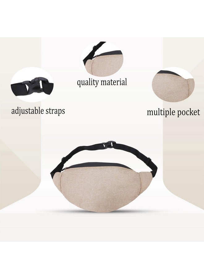 بنفي حقيبة خصر رياضية أنيقة وعملية من BENFEI للرجال والنساء، حقيبة خصر رياضية جلدية مقاومة للماء مع حزام خصر قابل للتعديل وحقيبة خصر للسفر - Image 4