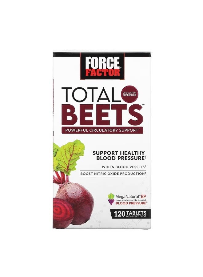 فوريس فاكتور Total Beets Powerful Circulation Support 120 Tablets - Image 1