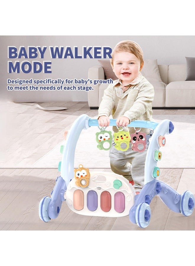 Multifunctional Baby Fitness Game Mat, 6 In 1 Baby Play Mat, Baby Games Toys, Non-Slip and Durable Baby Walker, With Music Colorful Lights, Suitable for Boys Girls  - Image 3
