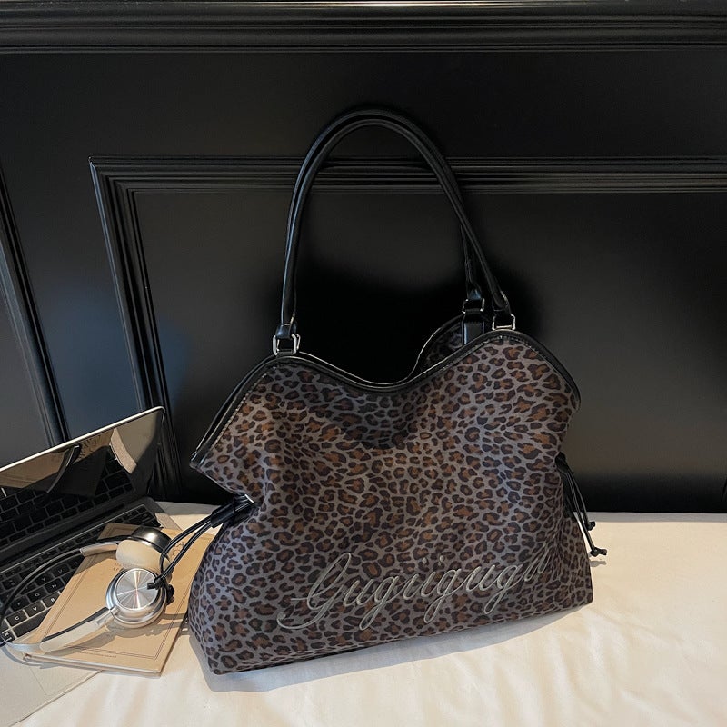 Women's Casual Suede Shoulder Tote Bag - Image 4